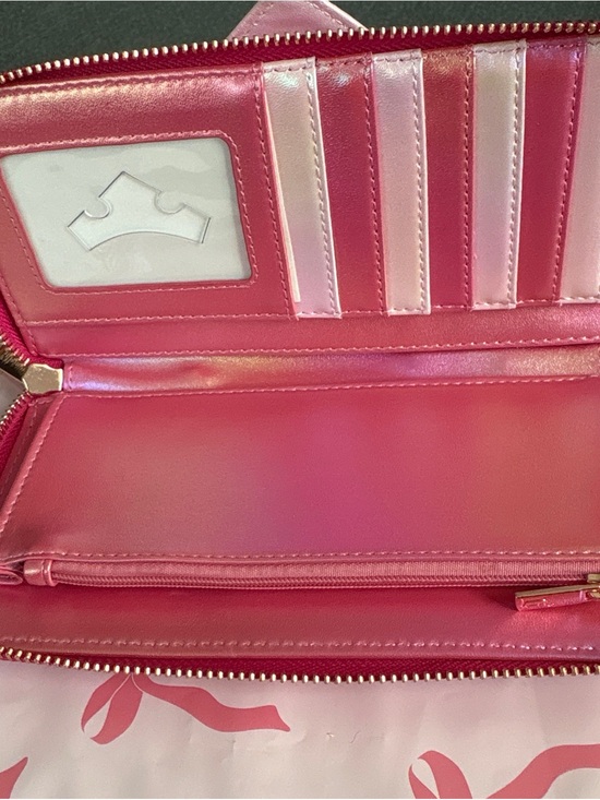 Disney Pink Ombre Princess Tiara Wristlet Wallet